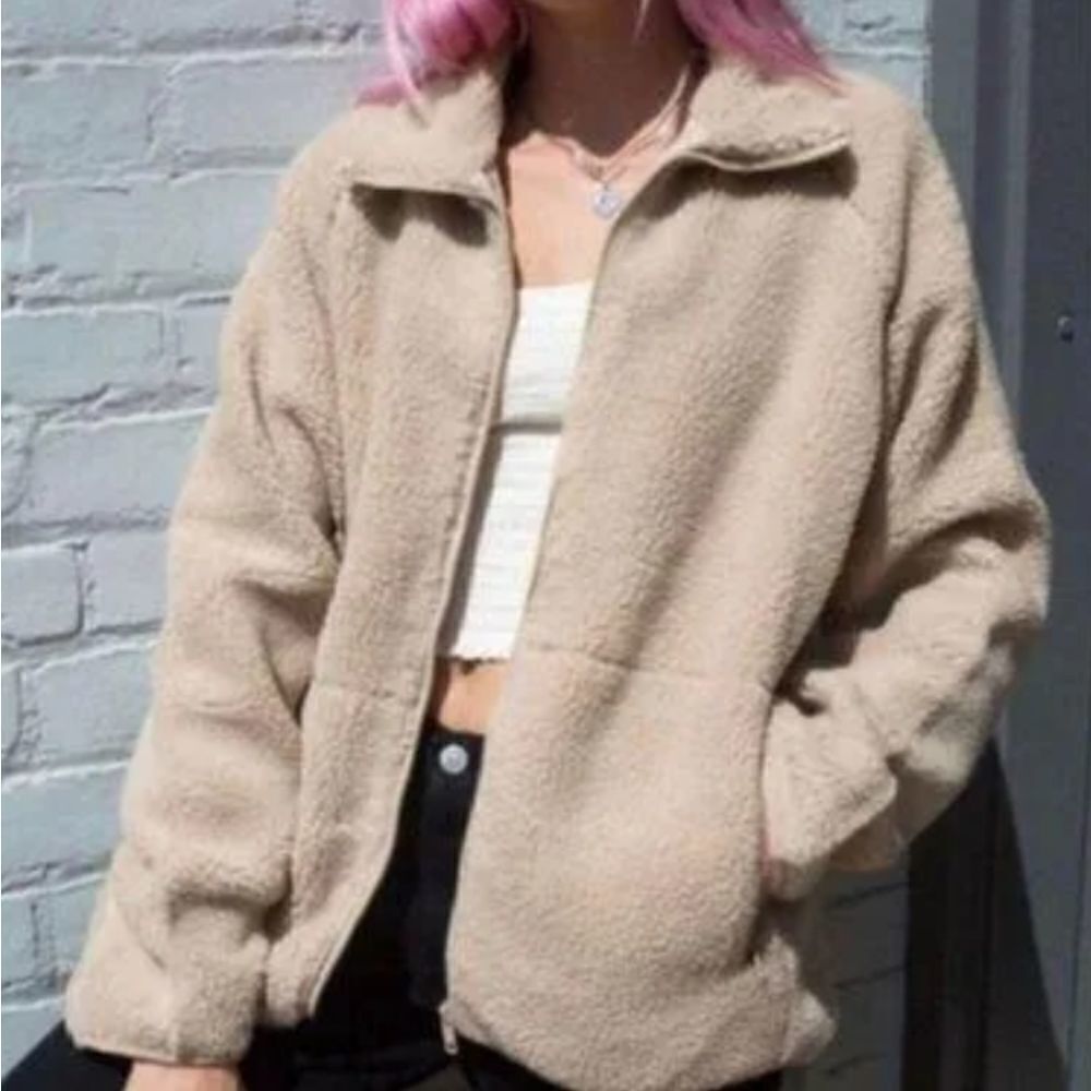 John Galt sherpa teddy jacket